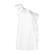 Witte Elegante Jurk voor Vrouwen Msgm , White , Dames