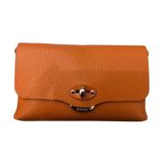 Envelop Clutch Tas Zanellato , Orange , Dames