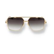 Gouden Aviator Zonnebril Dita , Yellow , Heren