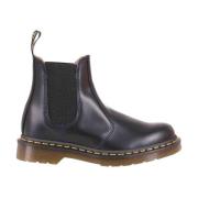 Gladleren enkellaarzen Dr. Martens , Black , Dames