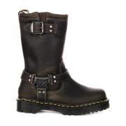 Anistone Hi Grijze Bikerlaarzen Vrouwen Dr. Martens , Gray , Dames