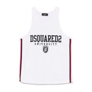 Stijlvolle Modieuze Kledingcollectie Dsquared2 , White , Heren