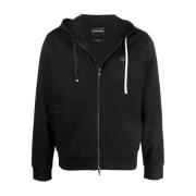 Fw21 Zwarte Sweatshirt 8N1Mg01Jbtz0999 Emporio Armani , Black , Heren