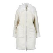 Stijlvolle Polyester Jas Max & Co , White , Dames