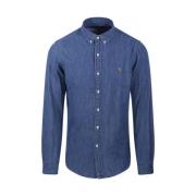 L/S Shirt Ralph Lauren , Blue , Heren