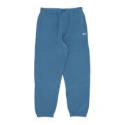 Midnight Blue Fleece Sweatpants Elastische Taille Vans , Blue , Heren