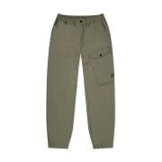 Casual Katoenen Broek C.p. Company , Green , Heren