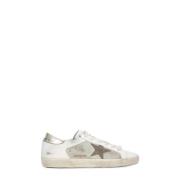 Groene Suède Sneakers met Pythonata Ster Golden Goose , Multicolor , D...