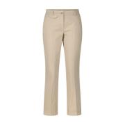 Broek met wijde pijpen en knoopdetail Raffaello Rossi , Beige , Dames