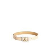 Hoge of lage taille riem Patrizia Pepe , Beige , Unisex