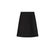 Moderne Asymmetrische Zwarte Rok Sportmax , Black , Dames