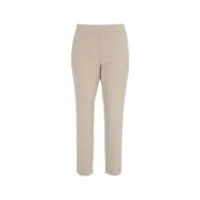 Stijlvolle Beige Chino Broek Ss25 Ottod'Ame , Beige , Dames