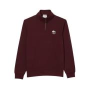 Zip Hoodie Lacoste , Red , Heren