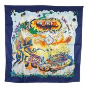 Pre-owned Canvas scarves Hermès Vintage , Multicolor , Dames