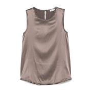 Stijlvolle TOP voor een chique look Peserico , Brown , Dames