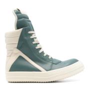 Leren Hoge Sneakers Mondwater Rick Owens , Blue , Dames