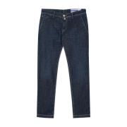 Blauwe Casual Broek Jacob Cohën , Blue , Heren