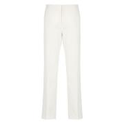 Witte katoenen broek met zakken Fabiana Filippi , White , Dames