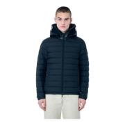 Gewatteerde Hooded Donsjas Moncler , Black , Heren