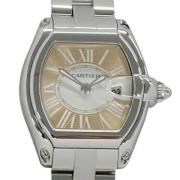 Pre-owned Stainless Steel watches Cartier Vintage , Pink , Dames