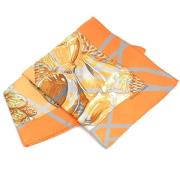 Pre-owned Canvas scarves Hermès Vintage , Multicolor , Dames