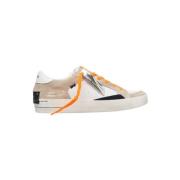 Witte Sneakers Skate Deluxe Stijl Crime London , Multicolor , Heren