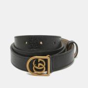 Pre-owned Leather belts Gucci Vintage , Black , Dames