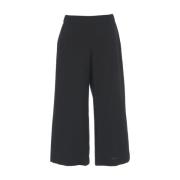 Zwarte katoenen culottes damesbroek Ottod'Ame , Black , Dames