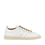 Coole Witte Sneakers met Gewatteerde Tong Hogan , White , Dames