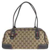 Pre-owned Canvas gucci-bags Gucci Vintage , Brown , Dames