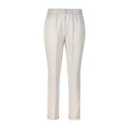 Broek met satijneffect Rosso35 , Beige , Dames