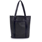 Pre-owned Leather shoulder-bags Bvlgari Vintage , Black , Unisex