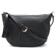 Pre-owned Leather crossbody-bags Gucci Vintage , Black , Dames