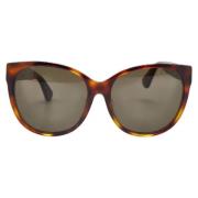 Pre-owned Plastic sunglasses Gucci Vintage , Brown , Dames