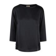 Zwarte Blouse Herno , Black , Dames