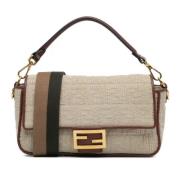 Pre-owned Canvas fendi-bags Fendi Vintage , Beige , Dames