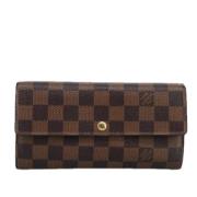 Pre-owned Canvas wallets Louis Vuitton Vintage , Brown , Dames