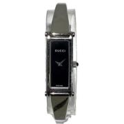 Pre-owned Glass watches Gucci Vintage , Black , Dames