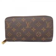 Pre-owned Canvas wallets Louis Vuitton Vintage , Brown , Dames