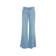 Wijde Jeans - Denim Blue 7 For All Mankind , Blue , Dames