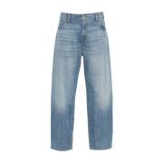 Blauwe Loose Fit Jeans 7 For All Mankind , Blue , Heren