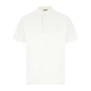 Klassieke Polo Shirt voor Mannen Burberry , White , Heren