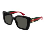 Vlinder Stijl Zonnebril Gucci , Black , Unisex