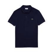 Blauwe T-shirts en Polos Lacoste , Blue , Heren