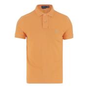 Katoenen poloshirt met logo Polo Ralph Lauren , Orange , Heren