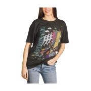 Vivid Dreams Oversized T-Shirt Vans , Black , Dames