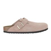 Roze Suède Sabot met Verstelbare Band Birkenstock , Pink , Dames