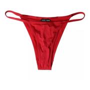 Rode Nylon Stretch Beachwear Bikini Broek Dolce & Gabbana , Red , Dame...