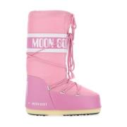 Stijlvolle Winterlaarzen voor Koud Weer Moon Boot , Pink , Dames