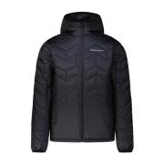 Moderne Zigzag Patroon Hoodie Jas Peak Performance , Black , Heren